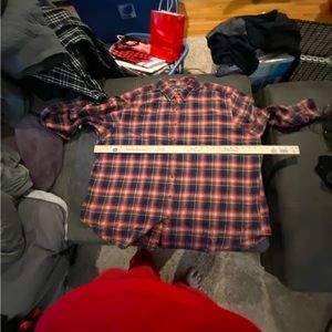 Used 3xb polo Ralph Lauren LS Red,blue, green somewhat thicker shirt. Make offer